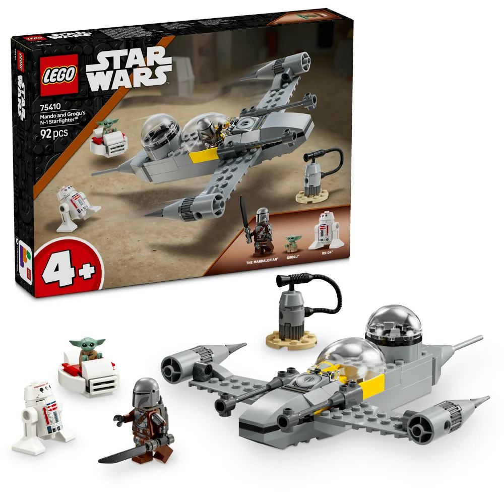 LEGO Star Wars Mando and Grogu’s N-1 Starfighter Set 75410 Image 1