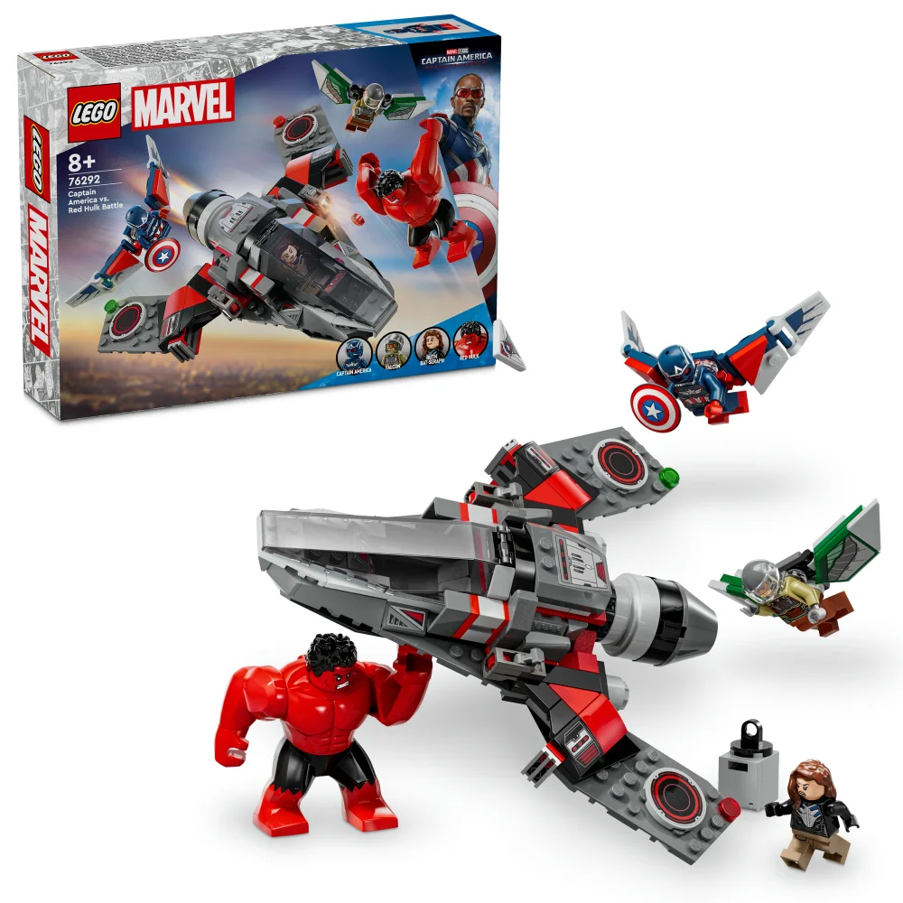 LEGO Marvel Captain America vs. Red Hulk Battle Set 76292 Image 1