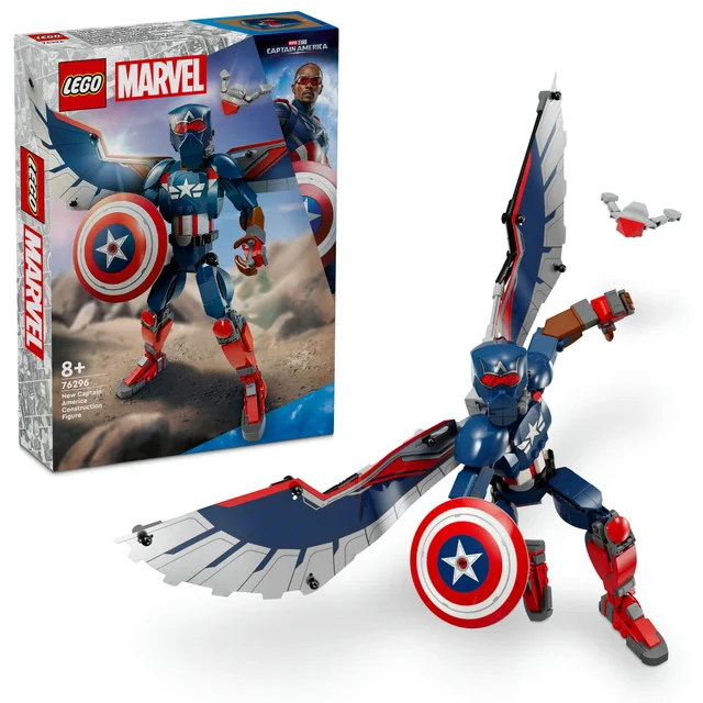 LEGO Marvel New Captain America Construction Figure 76296