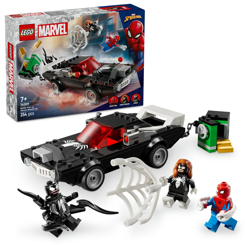 LEGO Marvel Spider-Man vs. Venom Muscle Car Playset 76309 Image 1
