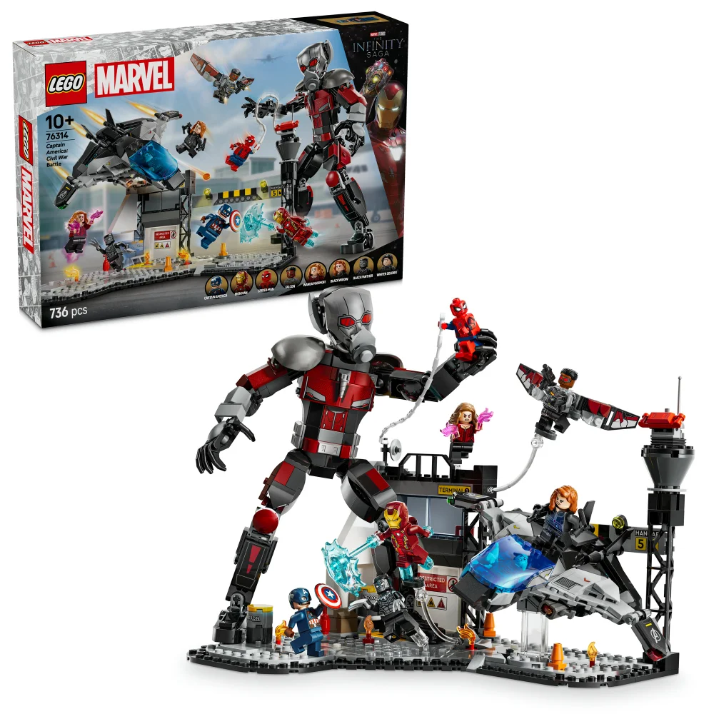 LEGO Marvel Captain America: Civil War Action Battle 76314 Image 1