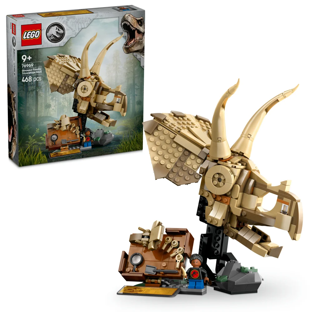 LEGO Jurassic World Dinosaur Fossils: Triceratops Skull 76969 Image 1