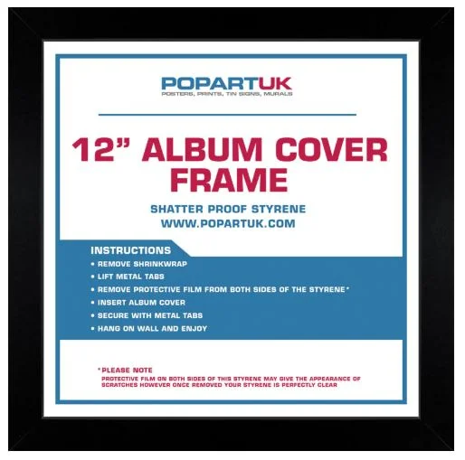 12" Record Cover Album - Black Image 1