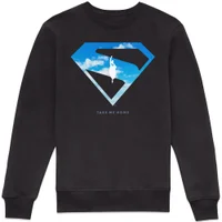 Superman Flight Sweatshirt - Black - undefined undefined