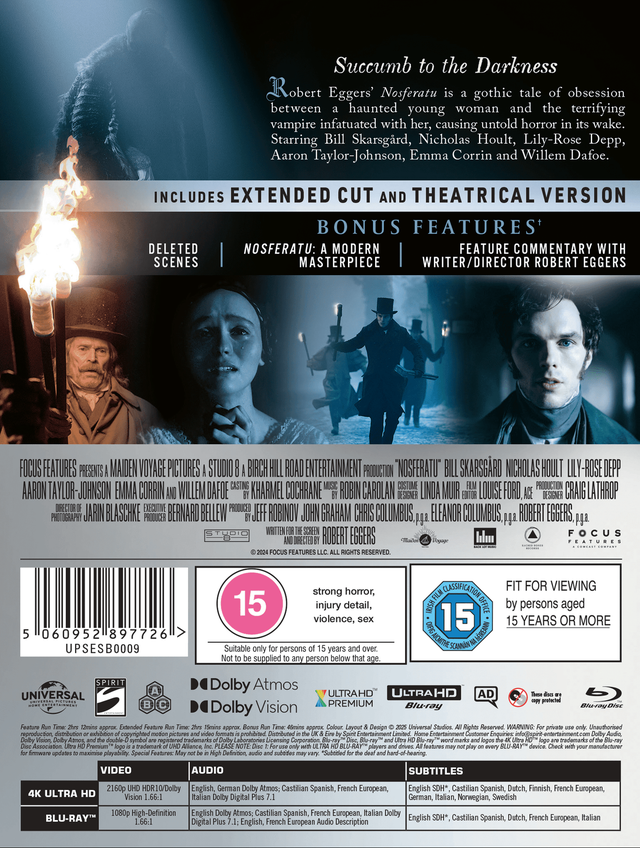 Nosferatu 4K Ultra HD & Blu-Ray