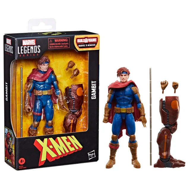 Hasbro Marvel Legends Series Gambit, X-Men Comics Action Figure