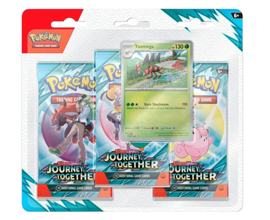 Pokémon TCG: Scarlet & Violet 9 – Journey Together - 3-Pack Blister Image 1