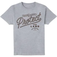 Yellowstone Protect The Land Unisex T-Shirt - Grey - undefined undefined