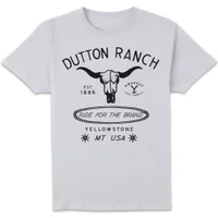 Yellowstone Ride For The Brand Unisex T-Shirt - White - undefined undefined