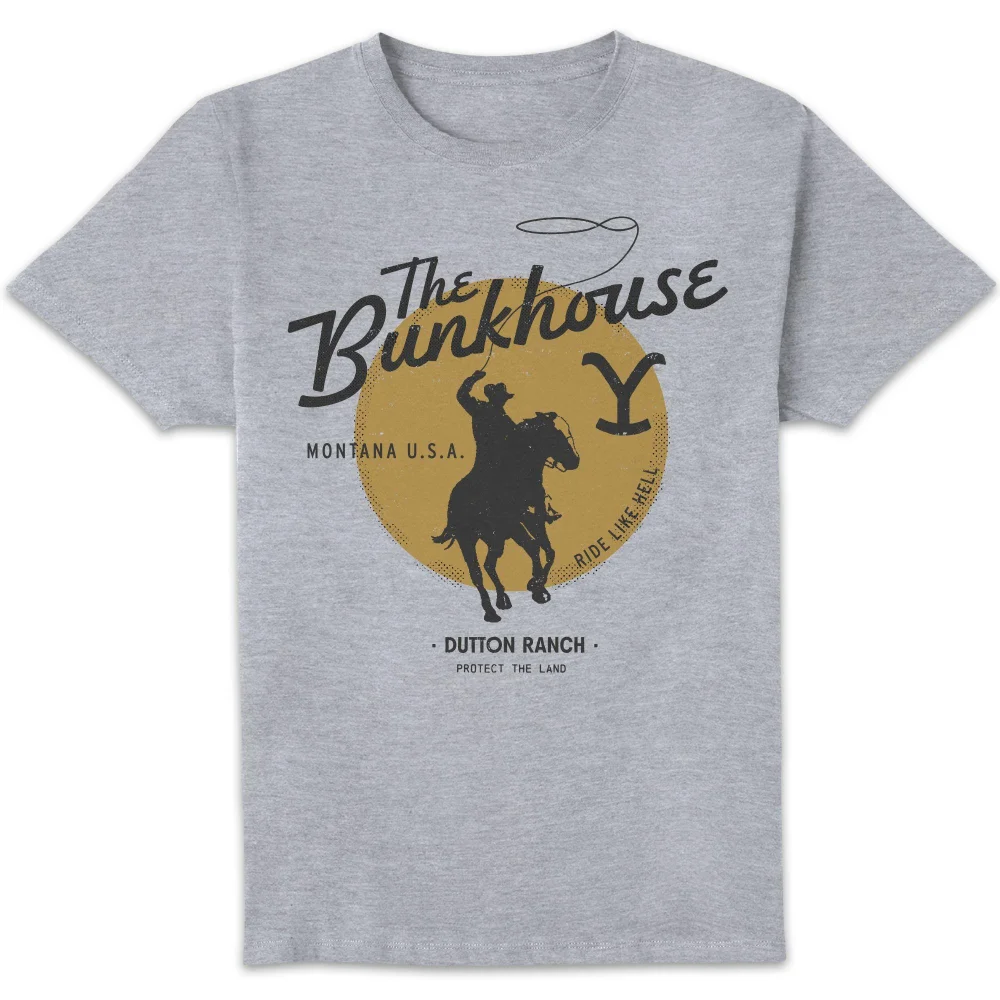 Yellowstone The Bunkhouse Unisex T-Shirt - Grey - S Image 1