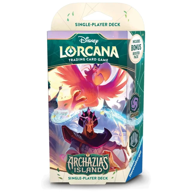 Disney Lorcana Trading Card Game Archazia's Island Amethyst & Steel Starter Deck