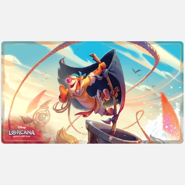 Disney Lorcana Trading Card Game Archazia's Island Tigger In The Crow's Nest Playmat