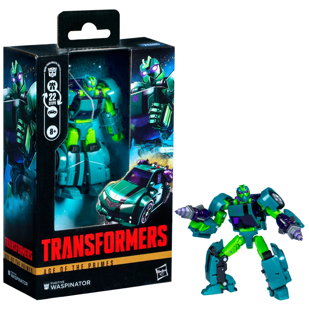 Hasbro Transformers Age of the Primes Deluxe Class Fugitive Waspinator 5.5” Action Figure, 8+ Image 1