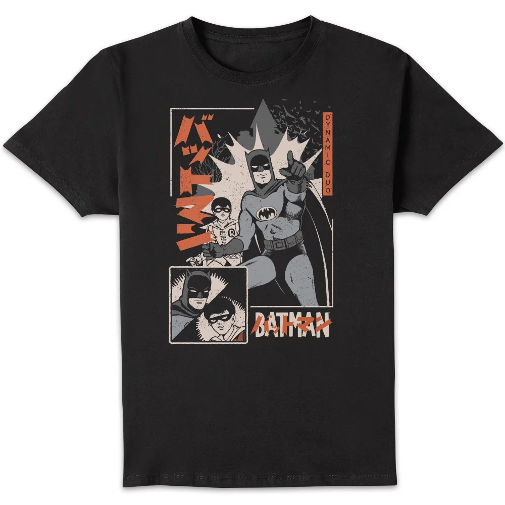 Batman Dynamic Duo Unisex T-Shirt - Black - S Image 1
