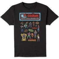 The Goonies Super Cool Sticker Set Unisex T-Shirt - Black - undefined undefined