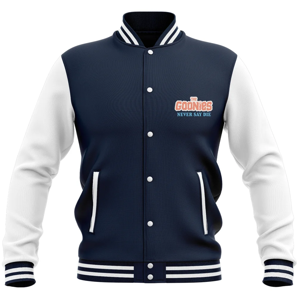 The Goonies Astoria Goondocks Unisex Varsity Jacket - Navy/White - M Image 1