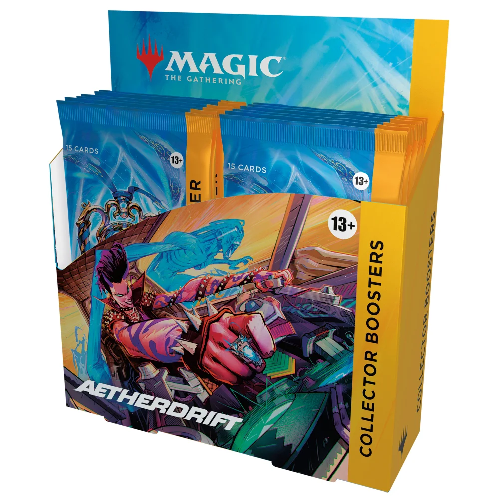 Magic: The Gathering Aetherdrift Collector Booster Display (12 Packs) Image 1