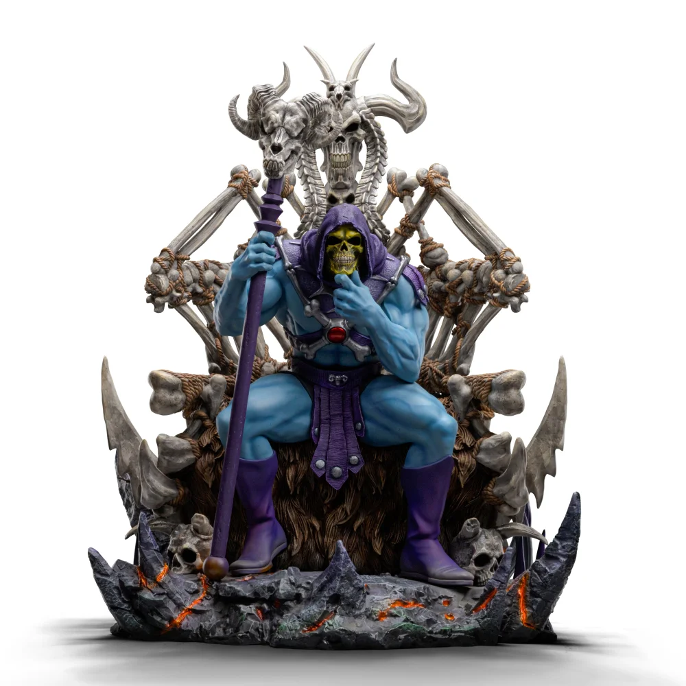 Iron Studios Masters of the Universe Skeletor on Throne (10th anniversary) Prime Scale 1/3 Statue Image 1