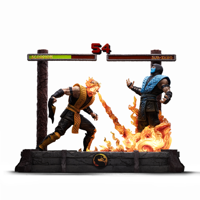 Iron Studios Mortal Kombat Scorpion Fatality Deluxe Art Scale 1/10 Statue