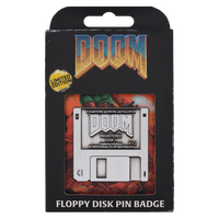 Doom Floppy Disk Pin Badge