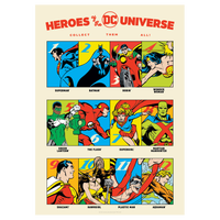 DC 90th Anniversary Heroes Art print - undefined undefined