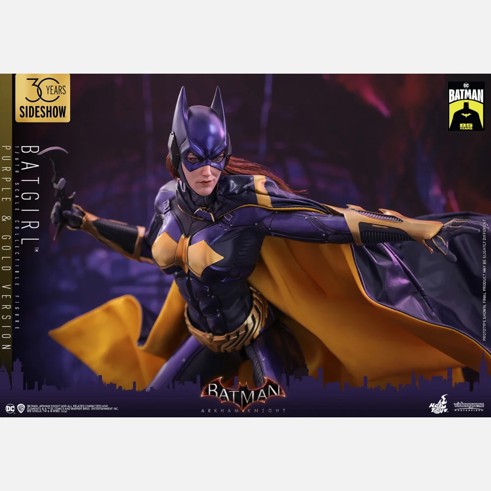 Hot Toys Batman: Arkham Knight Batgirl Purple & Gold 1/6th Scale Limited Edition Statue Image 1