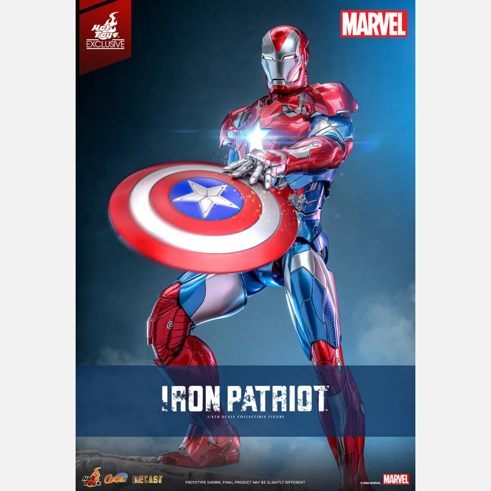 Hot Toys Marvel Comics Iron Patriot 1/6th Scale Limited Edition Statue Image 1