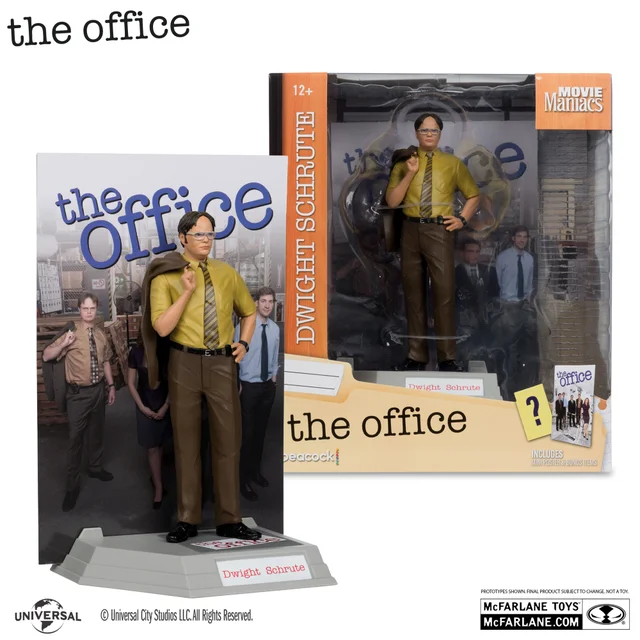 McFarlane Movie Maniacs 6inch Posed Universal Wave 4 The Office Dwight Action Figure