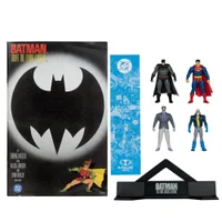 McFarlane DC Direct 3" Figure with Comic Black Suit Batman & DKR#3 Son of Batman & Superman & DKR#4 Joker 4 Pack Action Figures - undefined undefined