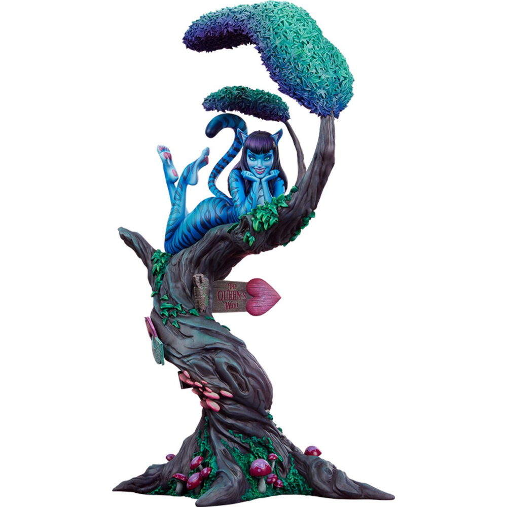 Sideshow Lady Cheshire Cat Statue (25") Image 1