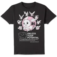 Pokémon Circle Of Eevee Evolutions Unisex T-Shirt - Black