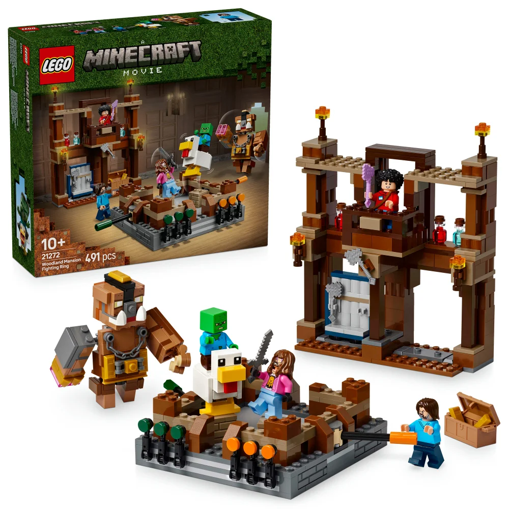 LEGO Minecraft Woodland Mansion Fighting Ring Toy Set 21272 Image 1