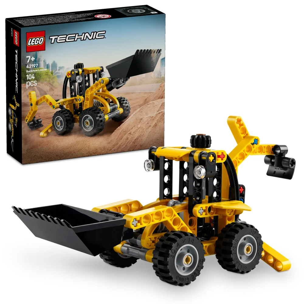 LEGO Technic Backhoe Loader Construction Vehicle Toy 42197 Image 1
