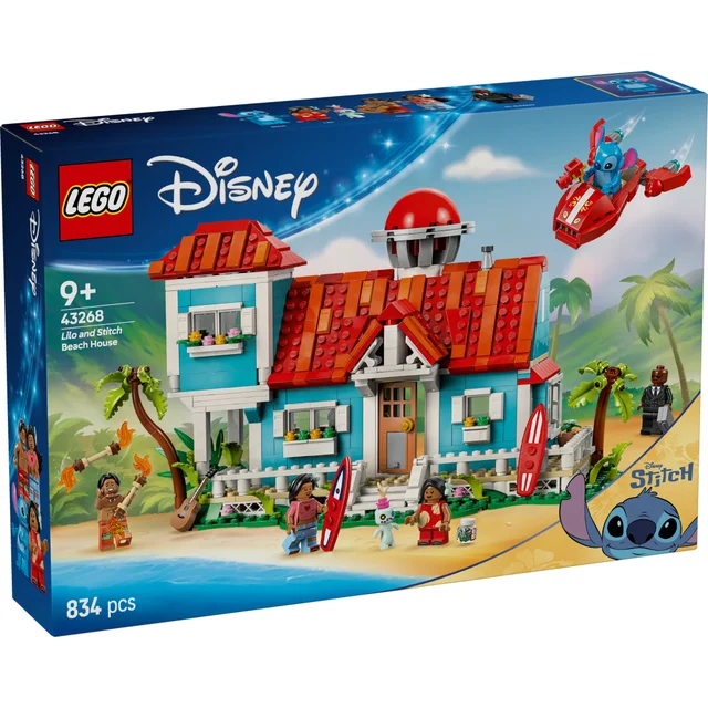 LEGO ǀ Disney Lilo and Stitch Beach House Building Toy 43268