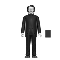 Super7 Edgar Allen Poe ReAction Greyscale Action Figure (3.75") - undefined undefined