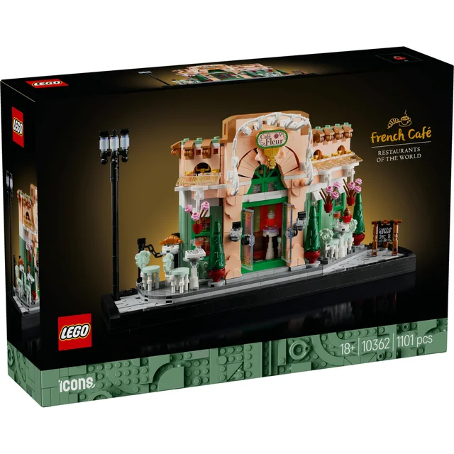 LEGO Icons French Café Home Decor Set for Adults 10362