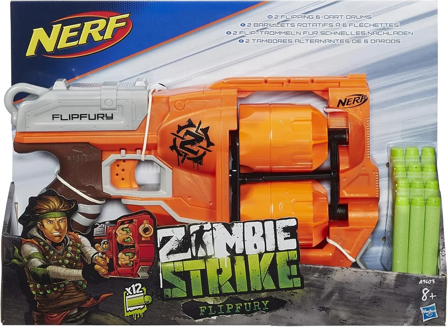 Nerf Zombie Strike FlipFury Blaster