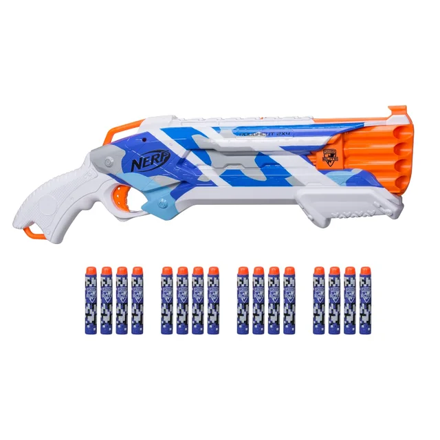 Nerf N-Strike Elite Rough Cut 2x4 BattleCamo Series Dart Blaster, 16 Darts, Outdoor Toys