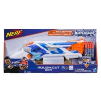 Nerf N-Strike Elite Rough Cut 2x4 BattleCamo Series Dart Blaster, 16 Darts, Outdoor Toys - undefined undefined