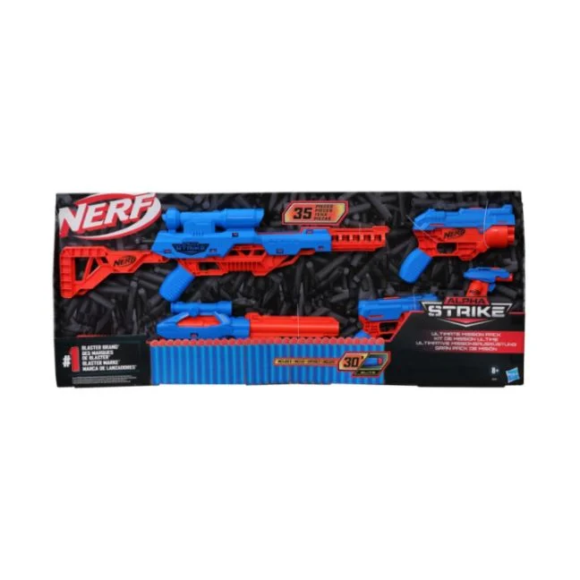 35-Piece Nerf Alpha Strike Ultimate Mission Pack Image 1