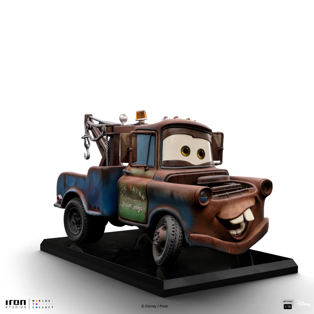 Iron Studios Cars Tow Mater Art Scale 1/10 Statue Image 1