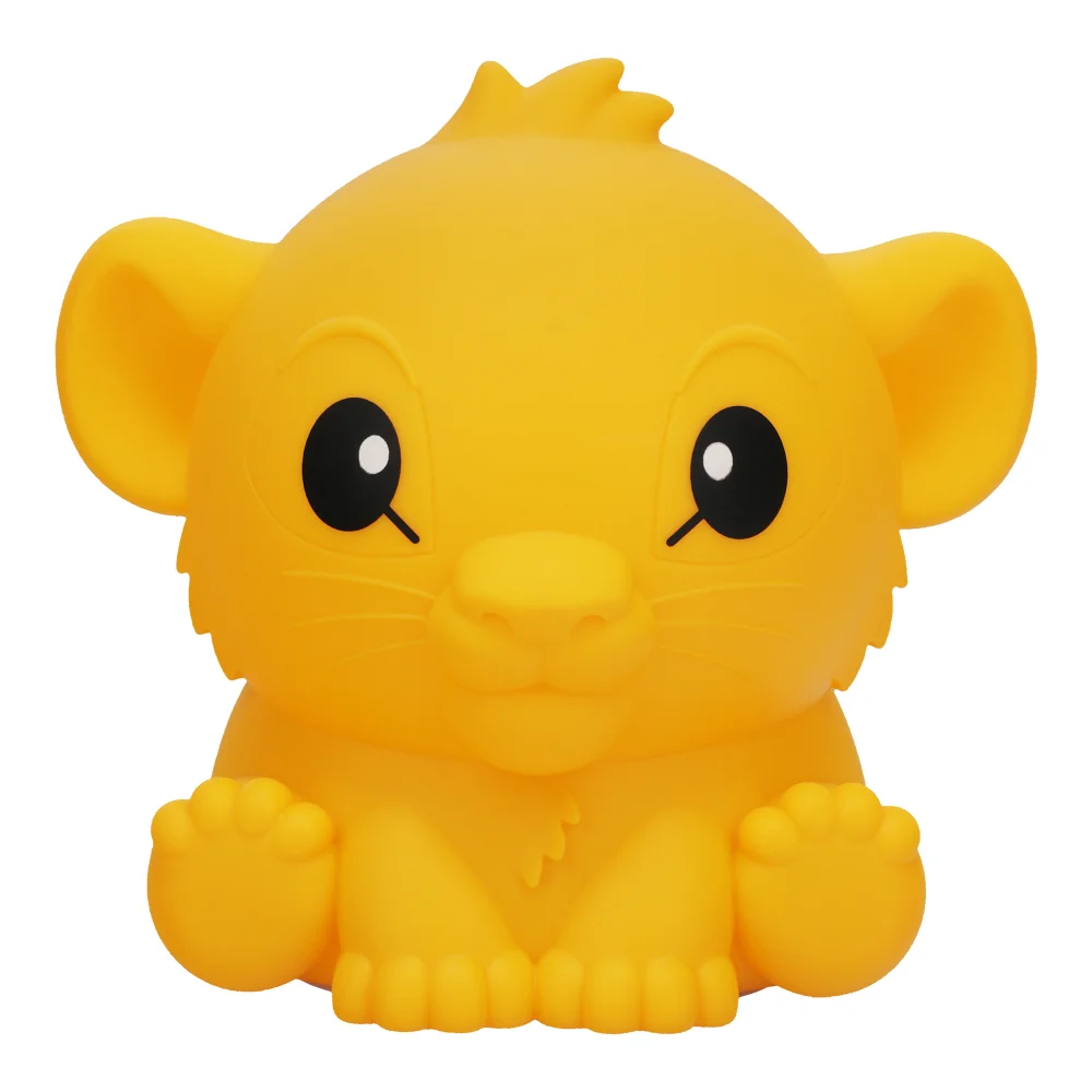 Disney Simba Squishyglo Silicone Light Rechargeable Image 1