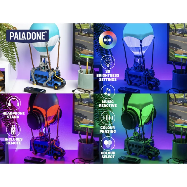 Fortnite Battle Bus Diorama Light