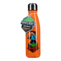 Minecraft Aluminium Water Bottle 600Ml - undefined undefined