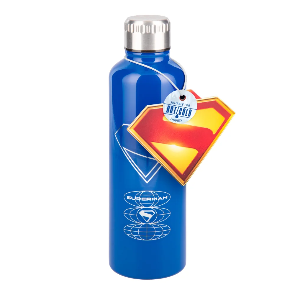 Superman Theatrical Metal Water Bottle Image 1