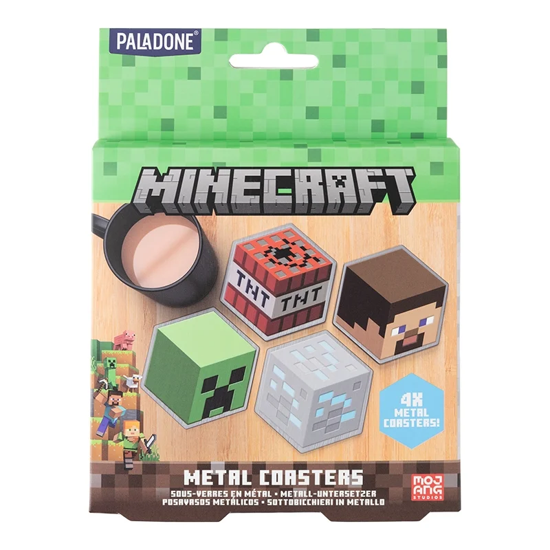 Minecraft Metal Coasters Image 1