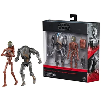 Hasbro Star Wars The Black Series C-3PO & Super Battle Droid Action Figures (6”)