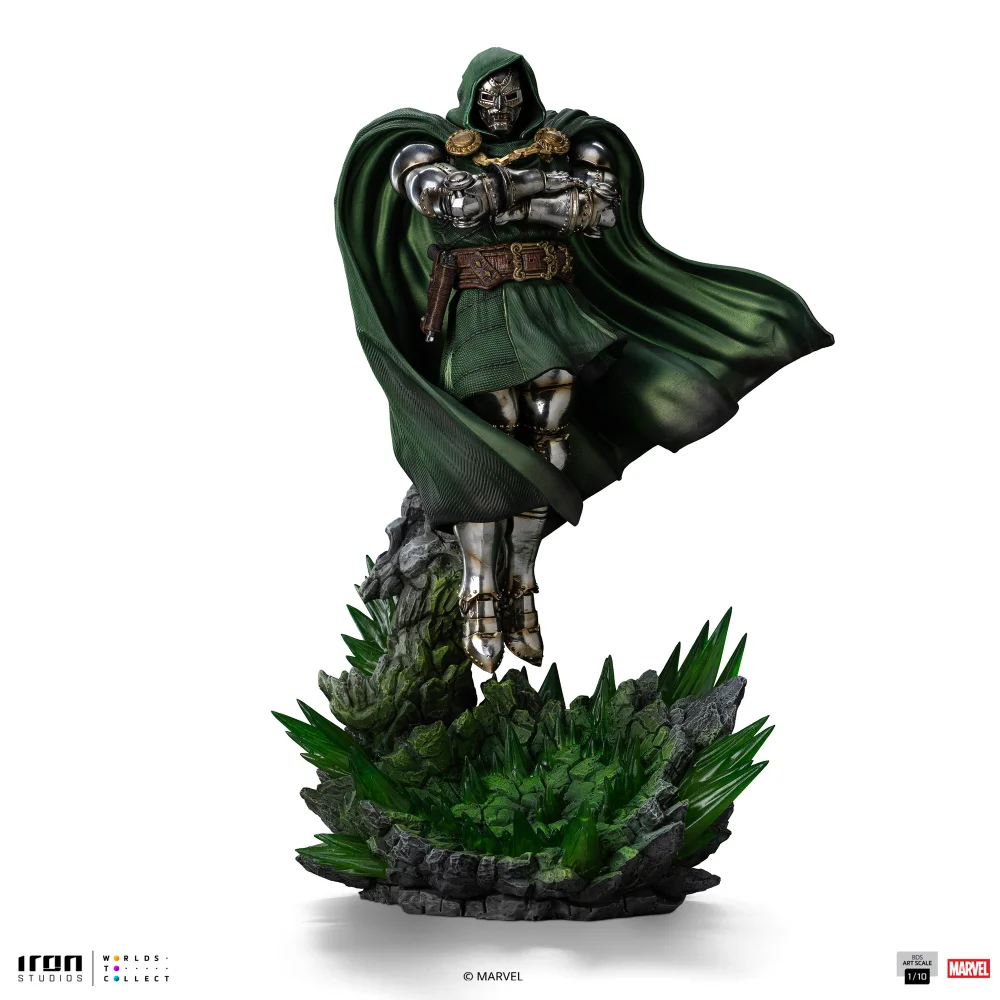 Iron Studios Marvel Doctor Doom Infinity Gauntlet Diorama Art Scale 1/10 Statue Image 1