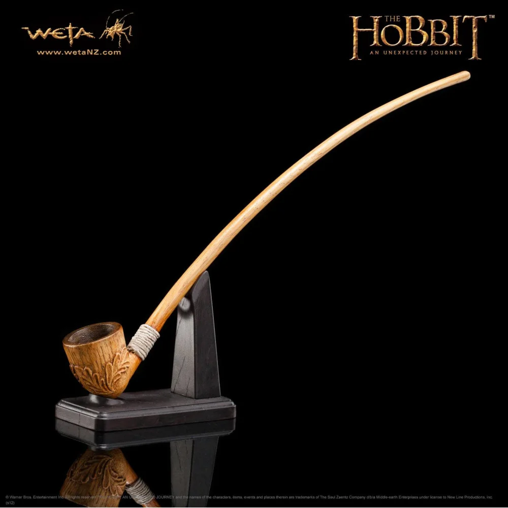 Weta Workshop The Hobbit An Unexpected Journey Replica 1/1 Scale The Pipe of Bilbo Baggins 35cm Image 1
