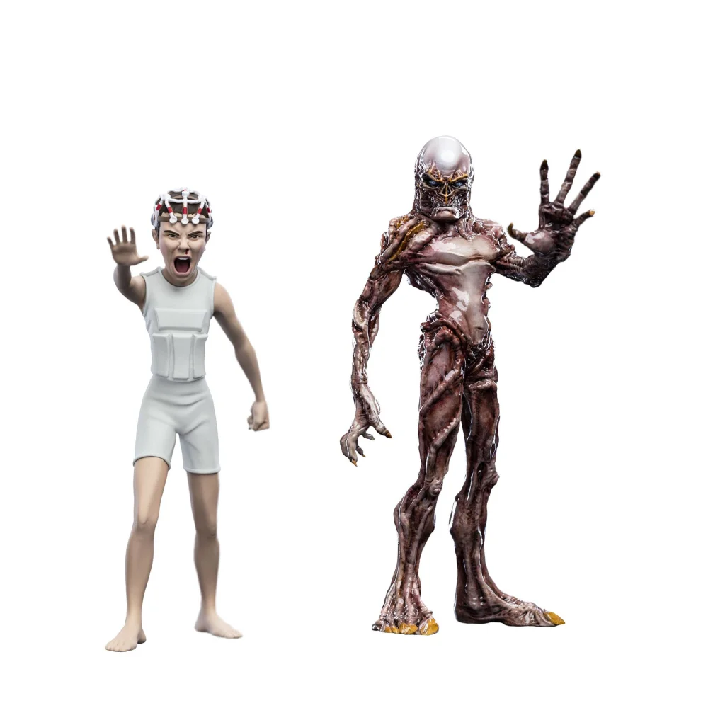 Weta Workshop Stranger Things Mini Epics Vinyl Figures Vecna & Eleven (Season 4) Twin Pack 16cm Image 1